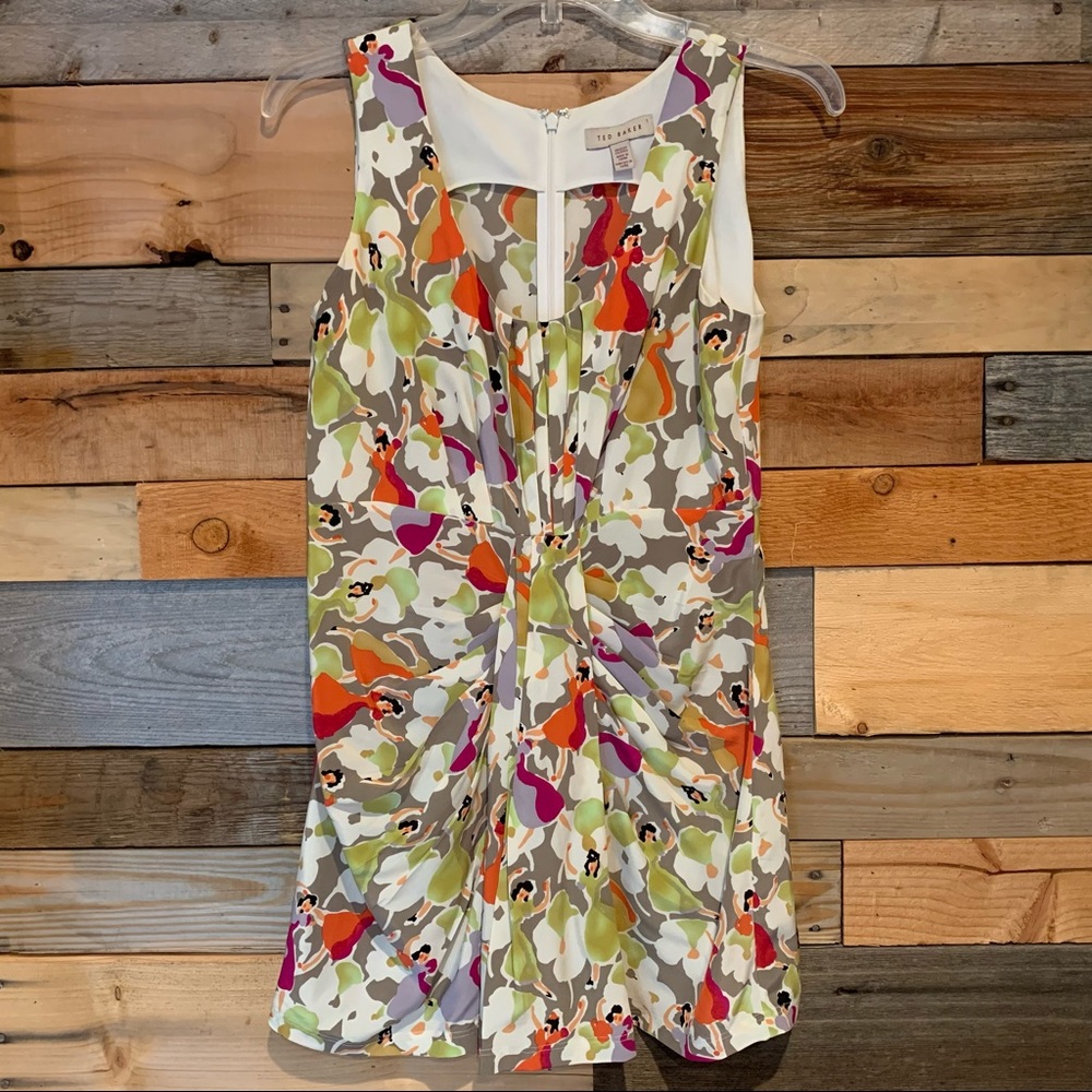 Ted Baker "Ladies and Florals" Mini Dress Size TB1
